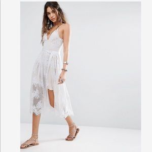 🏷Free People MatchPoint Midi Lace Dress